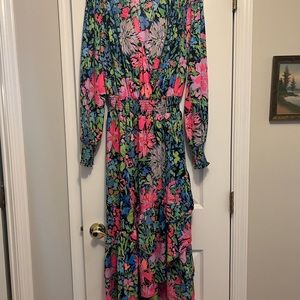 Lily Pulitzer Floral Maxi Dress - Size 8